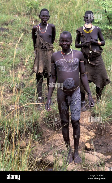 Africa, Ethiopia, Murle Region, Surma Tribesmen Stock Photo - Alamy