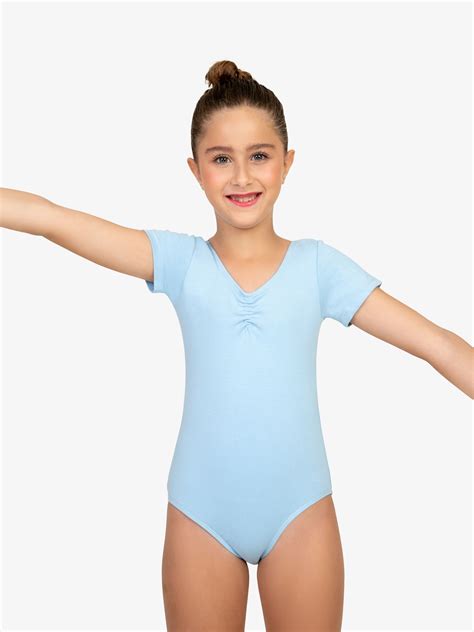 Pointe Dance Short Sleeve Dance Leotard | Dance leotards, Little girl ...