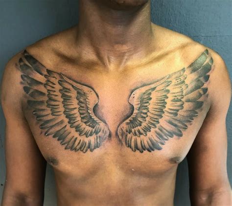 11+ Chest Wing Tattoo Ideas That Will Blow Your Mind!