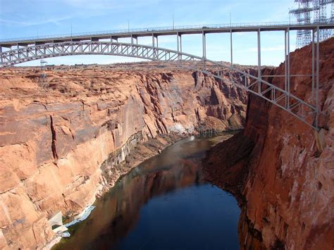 Bridge over Glen Canyon stock photo. Image of daylight - 13627180