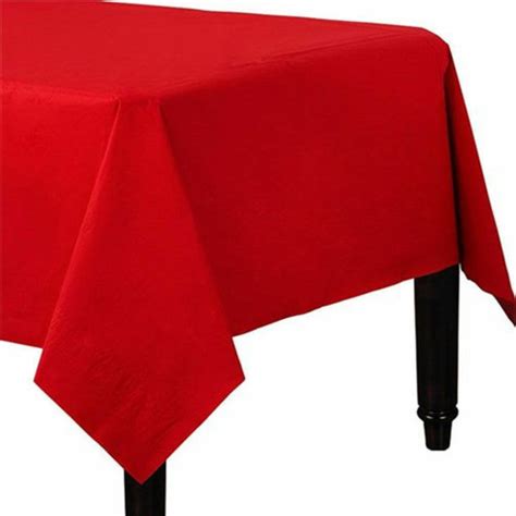 Red Table Cloth for Care Home Events and Celebrations