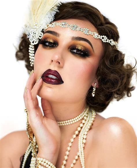 1920 Flapper Makeup And Hair