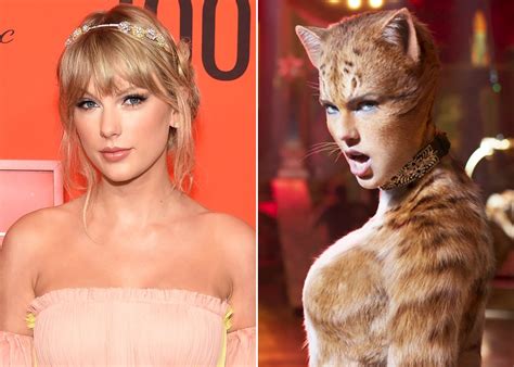 Taylor Swift as Bombalurina | Cats Movie Cast Side by Side With Their ...