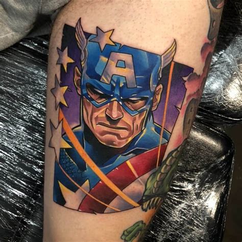 101 Amazing Captain America Tattoo Ideas You Need To See! | Outsons ...