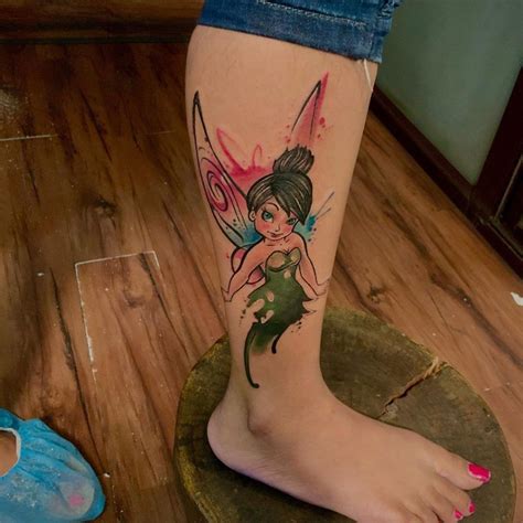 Tinkerbell Pin Up Tattoo