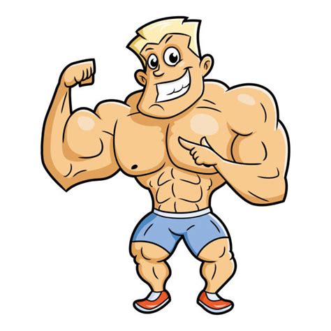 Best Cartoon Muscle Arms Illustrations, Royalty-Free Vector Graphics ...