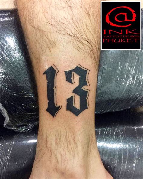 #Tattoos,number tattoos Number 13 Tattoos, Number Tattoo Fonts, Number ...