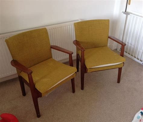 Parker Knoll chairs, vintage, original upholstery | United Kingdom ...