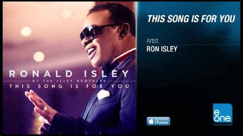 Ronald Isley "This Song Is For You" - YouTube