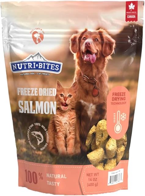 Nutri Bites Freeze Dried Salmon Dog & Cat Treats | Healthy Pet Training ...