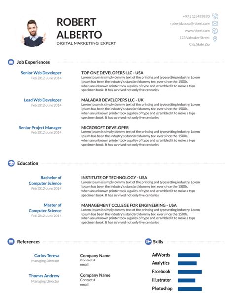 Latest Resume format In Ms Word | williamson-ga.us