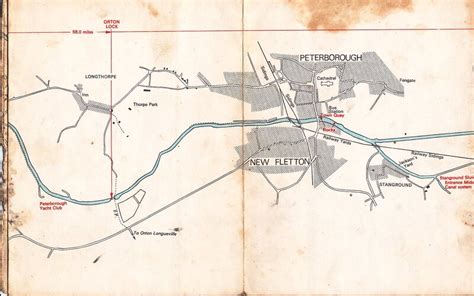 1960's Nene map - Nene Boaters