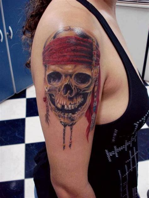 Pirates of the Caribbean tattoo | Skull tattoos, Tattoos, Tattoos for guys