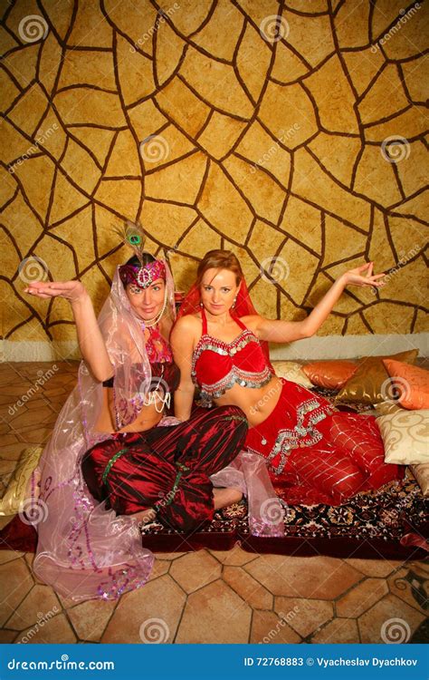 Beauty in the Sultan S Harem. Participants Dancing Show in Oriental ...