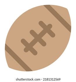 American Football Oval Shape Ball Layout Stock Vector (Royalty Free ...