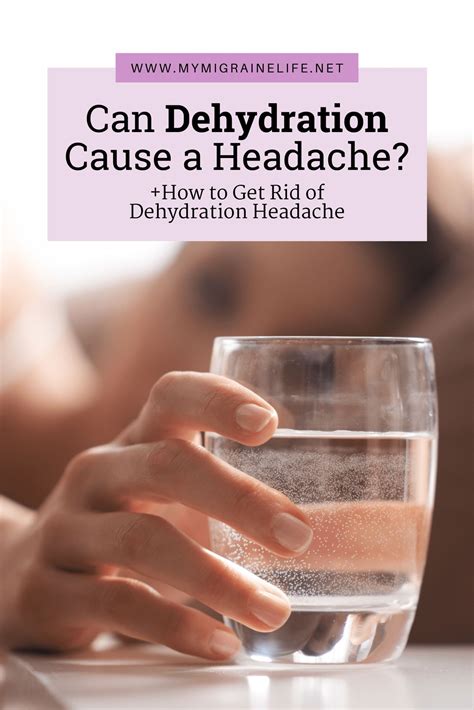 Migraine and Dehydration: Can Dehydration Cause Headaches? - My ...