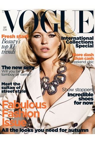 Kate Moss on the cover of Vogue | British Vogue | British Vogue