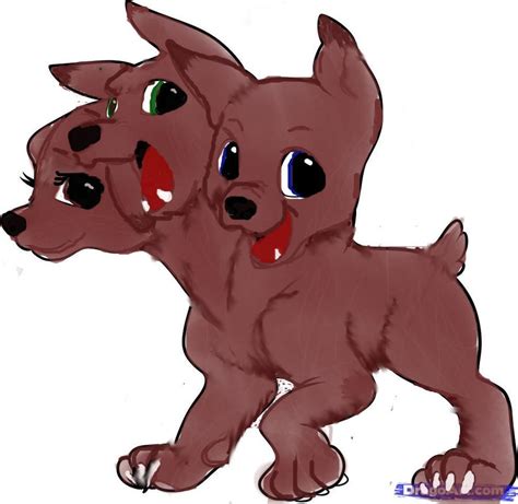 cerberus pup by Bekkiamber17 on DeviantArt