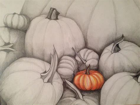 Fall Drawing Ideas to Inspire You This Season | Fall drawings, Pumpkin ...