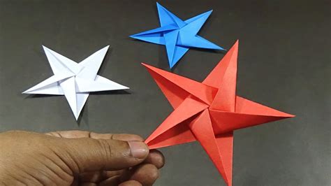 How To Make 5 Pointed Origami Stars - Easy And Simple Steps | - YouTube