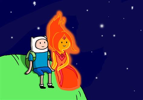 Finn and Flame Princess by Minccifancutie on DeviantArt