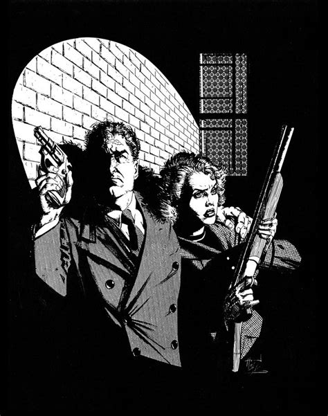 Howard Chaykin, for a Noir RPG actually. | Art, Comic art, Illustration ...