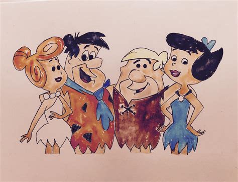 The Flintstones by mybuttercupart on DeviantArt