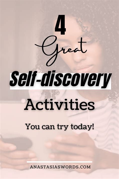 4 Simple self-discovery activities you can try today! | Self discovery ...