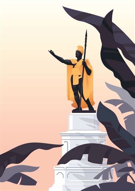 King Kamehameha Statue on Behance | King kamehameha, Kamehameha, Statue