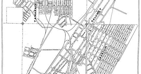 The Polish Pioneers of Calumet, Michigan: Map of Calumet and Vicinity ...