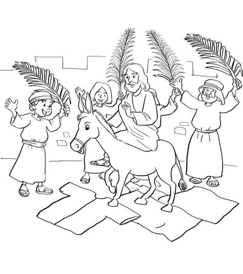 Palm Sunday Coloring Pages - Best Coloring Pages For Kids