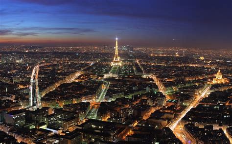 Skyline - Paris, France at night | View over Paris, at dusk,… | Flickr