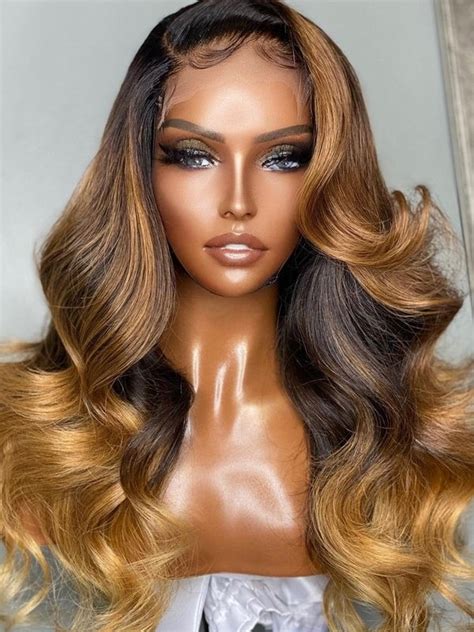 YSwigs Silky Straight HD Lace Full Lace Front Wigs Human Hair For Black ...