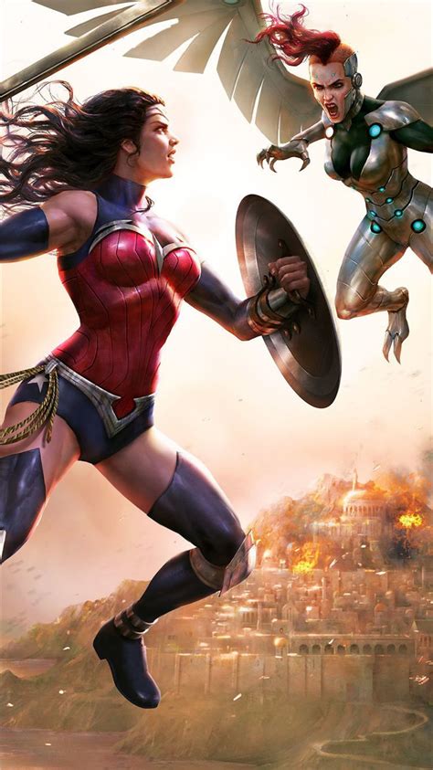 wonder woman bloodlines iPhone 8 Wallpapers Free Download