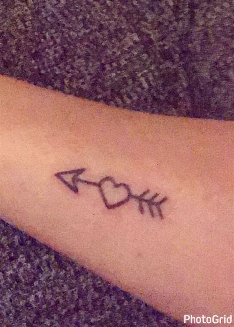 Heart And Arrow Tattoo