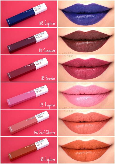 Maybelline | SuperStay Matte Ink City Edition: Review and Swatches ...