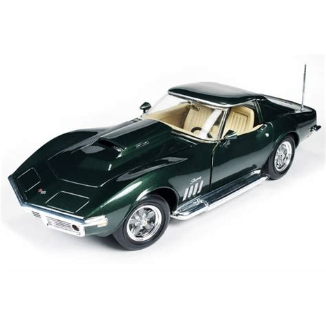 1969 Chevy Corvette, Fathom Green - Auto World ERTL AMM1010 - 1/18 ...