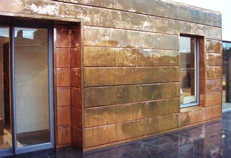 Cladding systems, Steel cladding, Copper wall