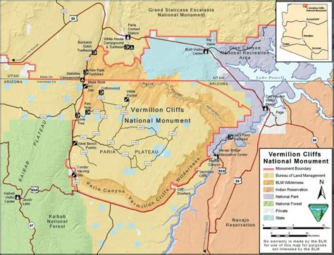 How To Get To Vermilion Cliffs National Monument | Map, Location ...