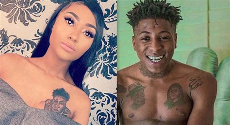 NBA YoungBoy Distant Self From Girlfriend Who Tattoo His Face On Her ...