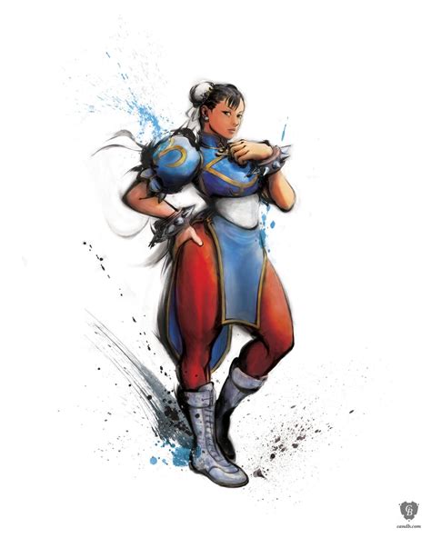 Artwork Chun-Li Street Fighter IV Capcom