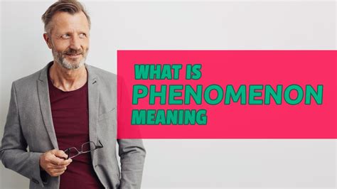 Phenomenon | Definition of phenomenon - YouTube