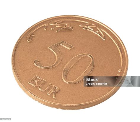 Special Coin For 50 Euro Stock Photo - Download Image Now - Close-up ...