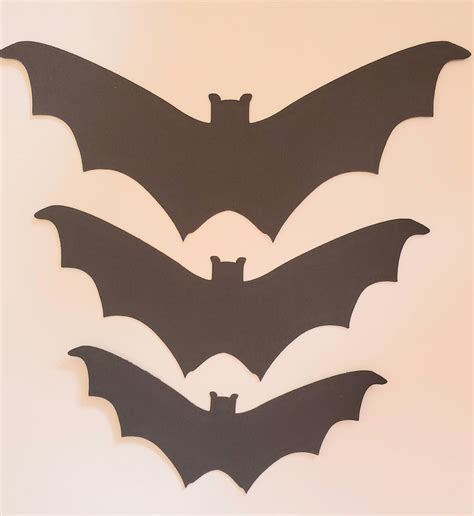 PAPER BATS Halloween Decoration Paper Bat Cut-outs to | Etsy