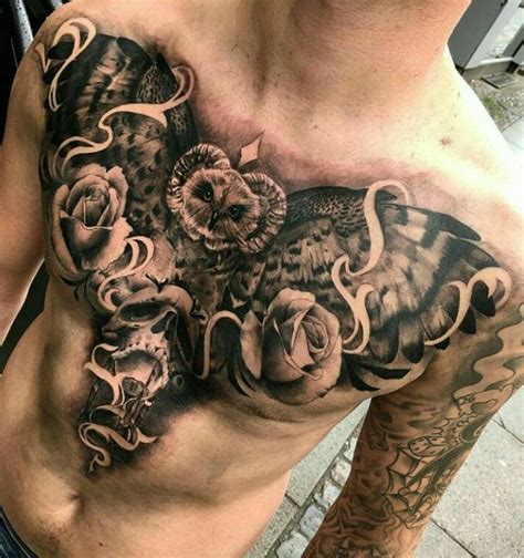 Pin by soegyi on Tattoo art | Chest tattoo men, Chest piece tattoos ...