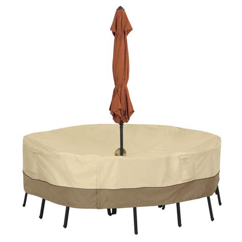 Classic Accessories Veranda Patio Table Cover With Umbrella Hole - From ...