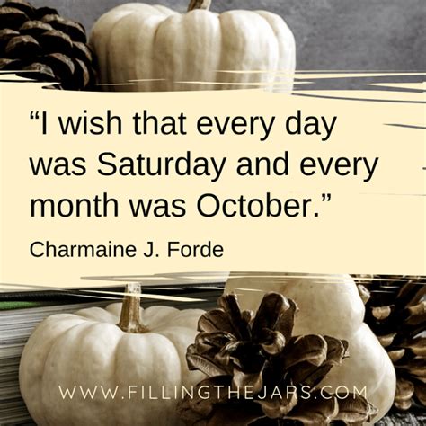 10 Happy October Quotes to Inspire You | Filling the Jars