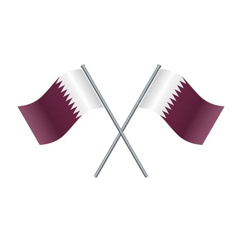 Qatar Flag, Qatar, Flag, Qatar Flag Shinning PNG and Vector with ...