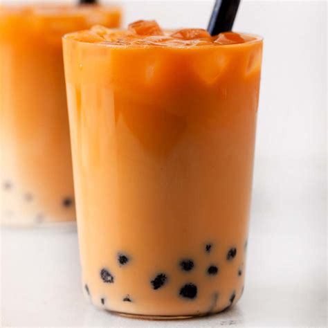 Thai Bubble Tea (Thai Iced Tea with Boba) - Oh, How Civilized