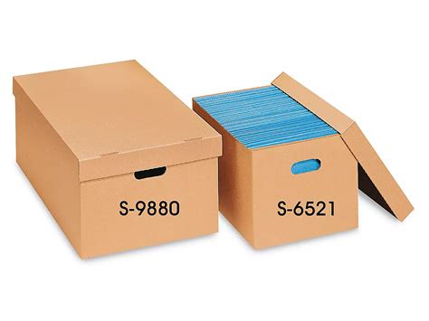 Economy Storage File Boxes with Lids in Stock - ULINE